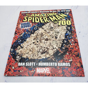 Amazing Spider-Man 700 Marvel Comics Promo Card Dan Slott Humberto Ramos 2012